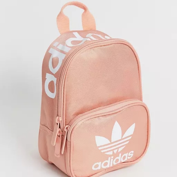 NWT! Adidas Originals Santiago Mini Backpack Dust Pink/White, Travel/Sports Bag
